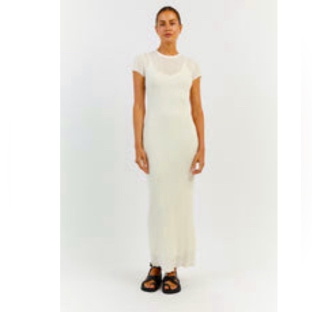 DISSH Harper Ivory Cap Sleeve Midi
